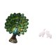 thumbnail image 5 of Elegante colección de esculturas de animales con estatuas de pavo real y . Adornos únicos para mesa, ideales para dormitorio, oficina, sala de, 5 of 8