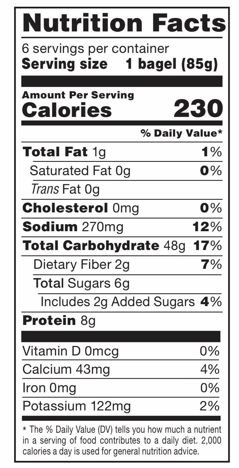 Zeppy's NON-GMO Cinnamon Raisin Bagels, 6 count, Pre-sliced Bagels, 18oz Bag