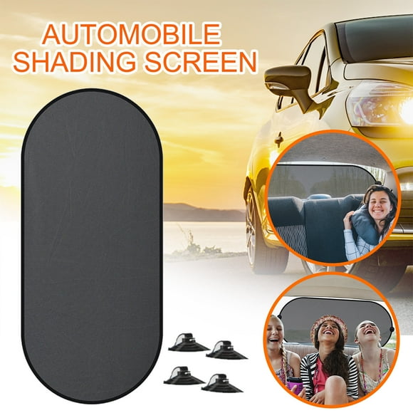 Car Sun Shade, Car Sun Shades for Window, UV Rays Protection Mesh Cover with Suction Cups, 39"x19" Universal Sunlight Shield for Rear Facing Seats, Suitable for Cars, SUVs, and Trucks, Large One