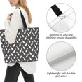 thumbnail image 3 of Balery Bowling Pins Bolsa Tote Estilo Estético con Cremalleras, Bolsa de Hombro, Bolsa de Compras Grande y Plegable, 3 of 8