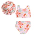 JAJAHO Toddler Baby Girls Bikini Set Reversible Wear Swimsuits Cartoon ...