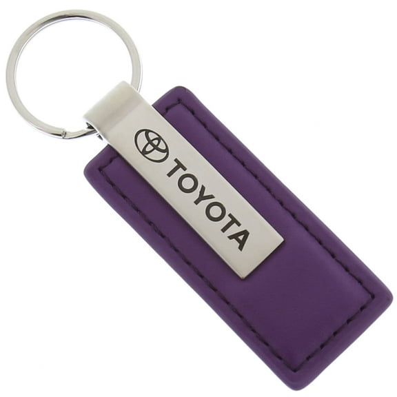 Toyota Leather Keychain (Purple)