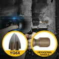 thumbnail image 4 of AMERTEER 3 To 12mm Hexagon Shank Cross Spear Bits Tile Cement Drill Bit Set, 4 of 7