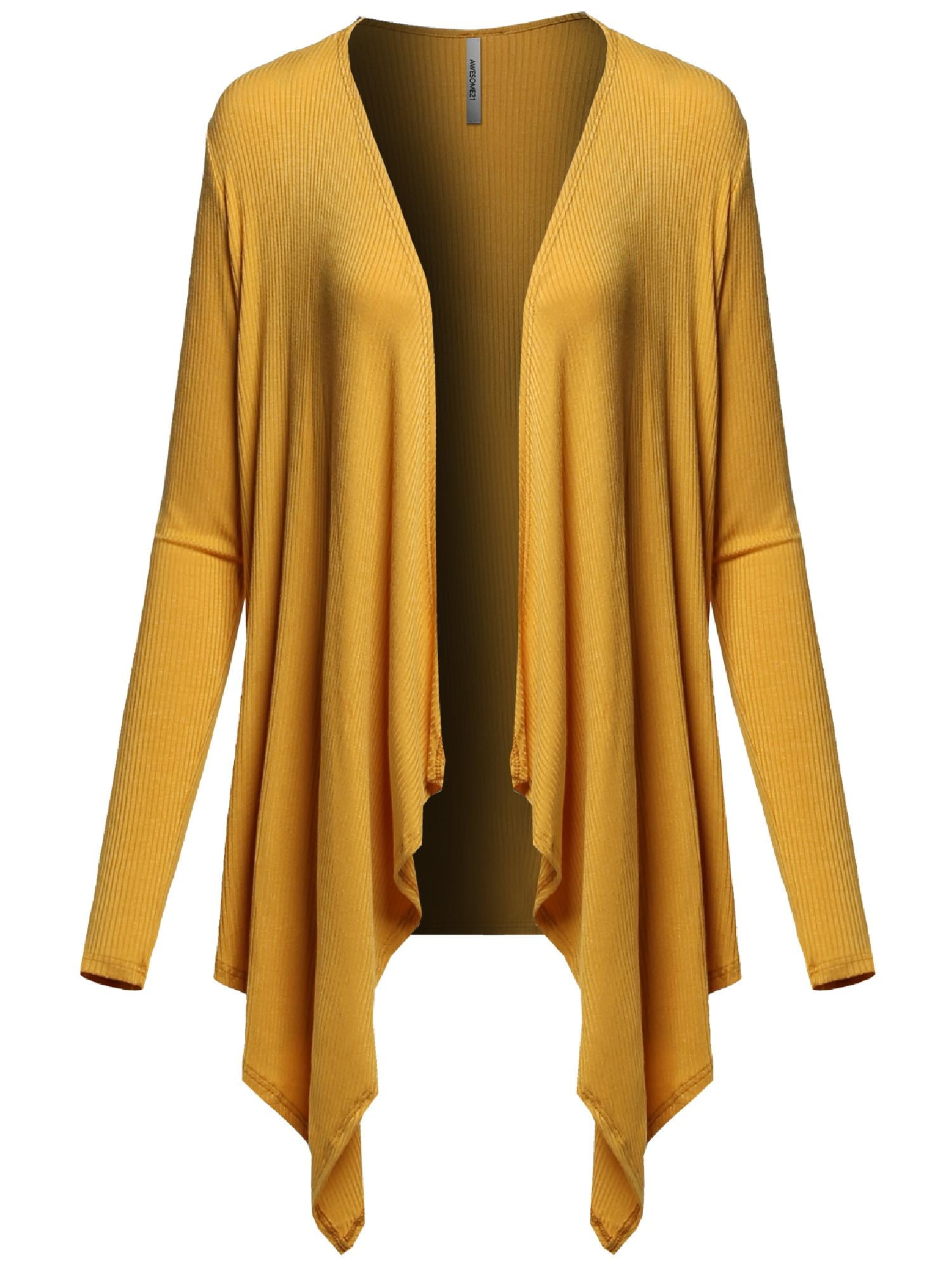 Black Solid Ribbed Long Sleeve Cropped Cardigan
