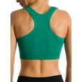 thumbnail image 3 of Women Seamless Racerback Yoga Sports Fitness Fashion Bra Top No Padding Wire Free, 3 of 4