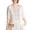 01 White, variant on Embroidered Linen Shirts for Women Lightweight Summer Loose Half Sleeve Blouses Stylish Henley Neck Tops