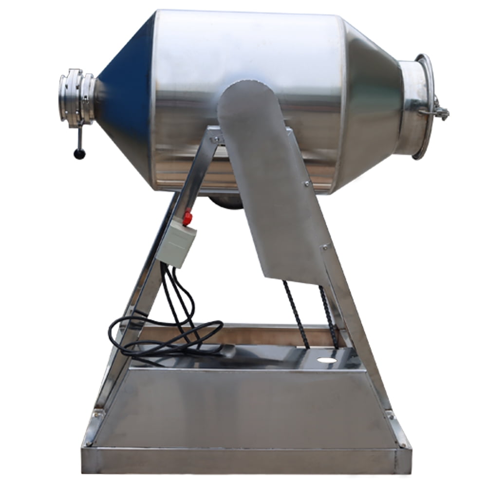 INTBUYING 220V 200L Dry Powder Mixer Metal Metallurgy Powder Blender Metal Powder Food Material Mixer