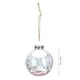 thumbnail image 2 of Bola de Navidad transparente, 5 piezas de plástico transparente para el hogar, bola de Navidad DIY, decoración del árbol de Navidad, elaborada por expertos, 2 of 8