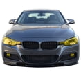 thumbnail image 2 of Ikon Motorsports Compatible with 12-18 BMW F30 3 Series VR Style Front Bumper Lip Unpainted Black - PU, 2 of 7