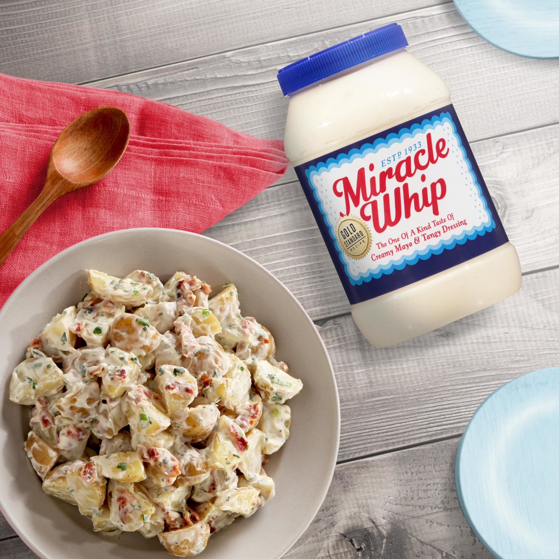 Miracle Whip Mayo-like Dressing, for a Keto and Low Carb Lifestyle, 30 fl oz Jar