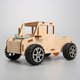 thumbnail image 2 of Kits de modelos de coches con control remoto de madera para construir un experimento científico educativo Feliz Sencillez, 2 of 5