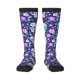 thumbnail image 1 of Fotbe Skull Purple Flower Calcetas Divertidas Estampadas para Hombre y Mujer, Calcetas de Algodón hasta la Rodilla para Caminar, Correr, Enfermería y Embarazo, 1 of 6