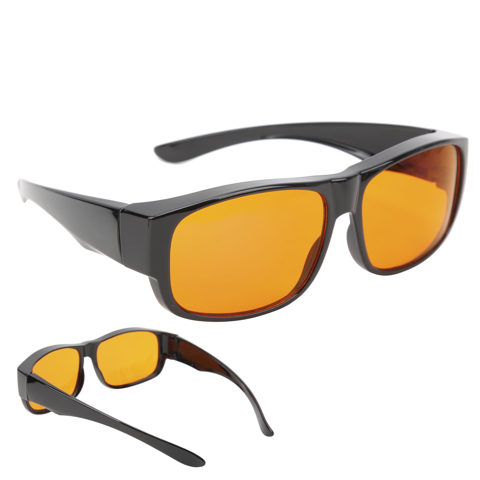 Glasses with amber lenses sales
