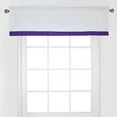 thumbnail image 2 of Bacati - MixNMatch Band Window Valance 15"x54" 100% Cotton Percale Fabrics, Pink, 2 of 4