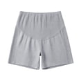 thumbnail image 5 of MEZZALL Women Maternity Shorts Solid Color For Summer Casual Loose Fit Breathable Wear Comfortable Pregnancy Pants For Outdoor Walking Relaxed Fit Pregnant Shorts, 5 of 5