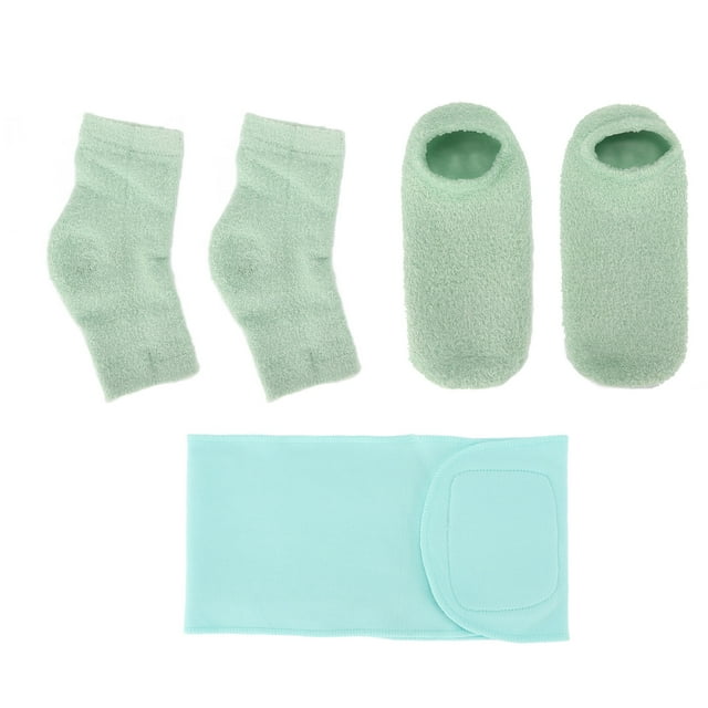 Chaussette Hydratante pour le Cou, Manchon de Coude en Gel Hydratant Chaussette Réparatrice Réutilisable Chaussettes de Lotion Très Polyvalentes
