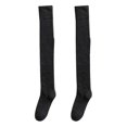 thumbnail image 1 of Thigh High Stocking Thickened Plush Solid Color Stretchy Super Soft Keep Warm Windproof Autumn Winte, 1 of 5