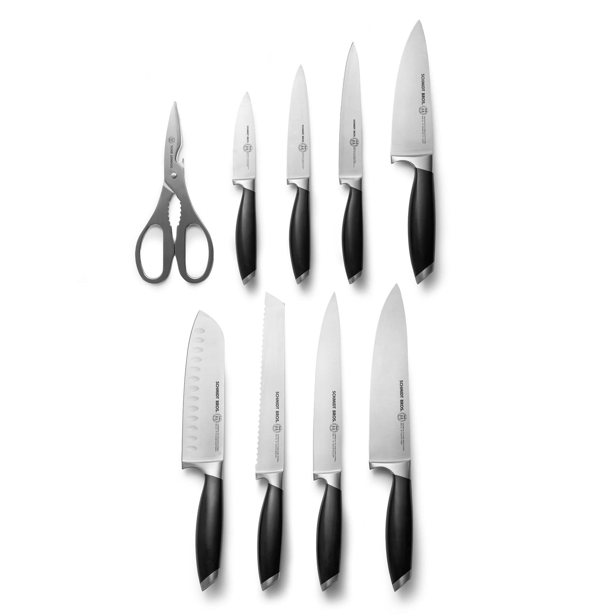 Bonded Steel, 10-Piece Knife Block Set