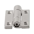 thumbnail image 3 of 2Pcs Free Stop Positioning Stop Flat Hinge Adjustable Torque Damping Hinge Shaft Silver, 3 of 10