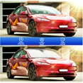 thumbnail image 4 of Windshield Sun Shade for Tesla Model 3 (2018-2025), Front Window Shades Custom Fit for Model 3, Foldable Car Sun Shield with Steering Wheel Sunshade to Block UV Keep Car Cool, 4 of 6