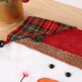 thumbnail image 3 of 3 piezas de fundas navideñas para sillas de comedor, decoración de mesa navideña, funda trasera de silla con gorro de Papá Noel para decoración navideña de restaurantes, festivales y fiestas 51, 3 of 5