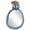 thumbnail image 2 of Wooden Mushroom Handheld Small Retro Mushroom Wall Decorative, Makeup Magnifying Glass, 2 of 6