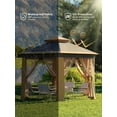 thumbnail image 4 of Garvee 13x13 feet Pop Up Gazebo, Hexagonal Tent with Mosquito Netting, 6-Sided Sun Shelter, 4 of 7