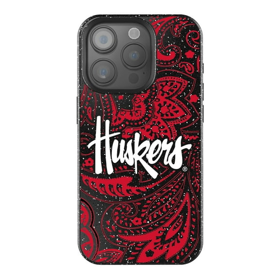 Keyscaper Nebraska Huskers Paisley Bling iPhone Case