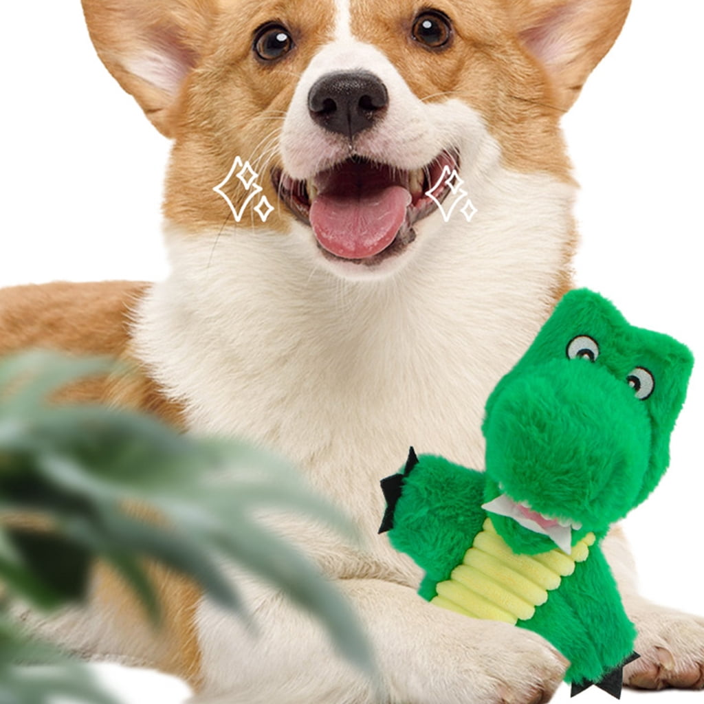 Stuffless Puppy Training Toy Squeaky Snake Designs Soft Rope Plush Chew Interactive Pull Toy For Mental