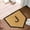 J, variante sur Grande Vente! Tapis Huayishang, Tapis en Polyester, Forme Spéciale Bénédiction Amusante 26 Lettres Nom de Famille Antidérapant Tapis de Porte Absorbant Salle de Bain Cuisine Tapis de Sol Amusant