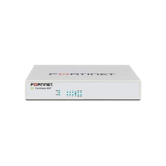 Fortinet FortiGate 80F Network Security/Firewall Appliance - 10 Port - 1000Base-T, 1000Base-X - Gigabit Ethernet - AES (256-bit), SHA-256 - 200 VPN - 10 x RJ-45 - 2 Total Expansion Slots - 1 Year 2...