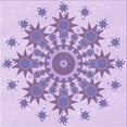thumbnail image 1 of Ahgly Company Machine Washable Indoor Square Transitional Blossom Pink Area Rugs, 5' Square, 1 of 7