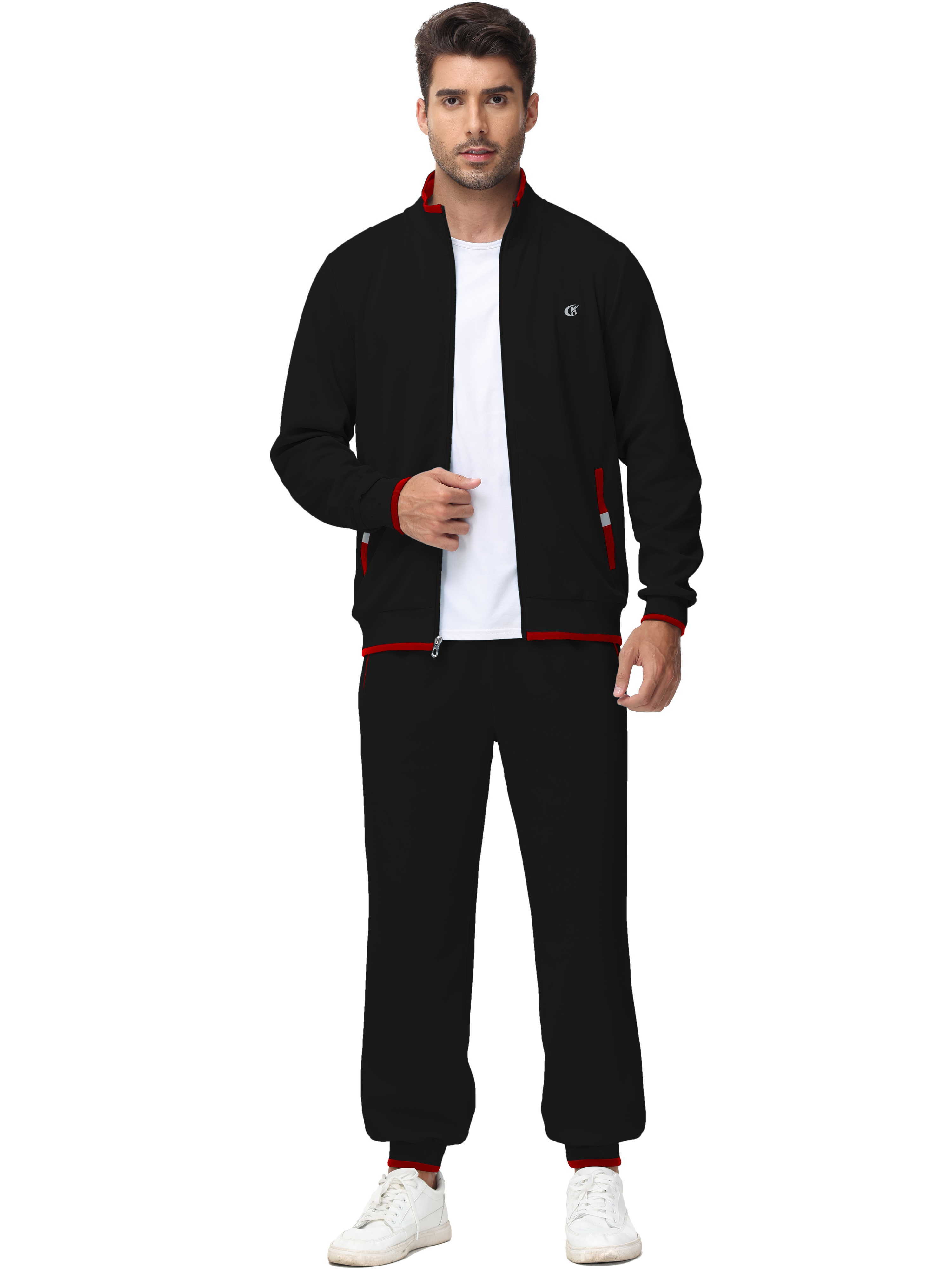 Weilanxin Men's Full Zip Tracksuit Set photo 2