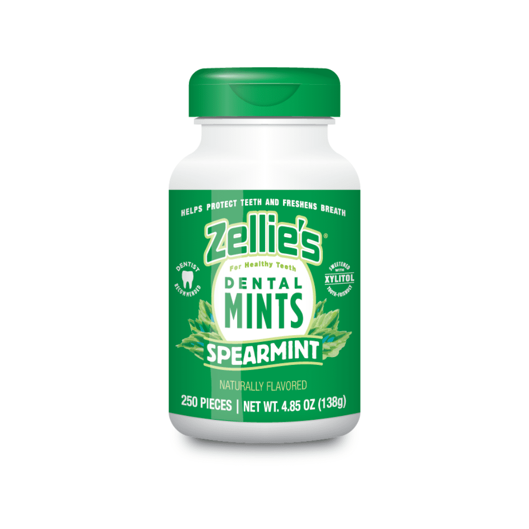Zellie's, Xylitol Dental Mints, Cool Fruit Flavor, 250 ct jar