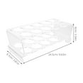 thumbnail image 2 of WEUVEB Caja Transparente Para Almacenar Huevos En Refrigerador Con De Dos Niveles Y Base Antideslizante, 2 of 8