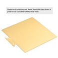 thumbnail image 4 of Uxcell 100pcs Mini Cake Boards, Mousse Cake Cardboards Square Dessert Base (Gold), 4 of 5
