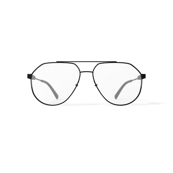 Timberland Men's TB1815-1 Aviator Prescription Eyeglasses with Case, Black