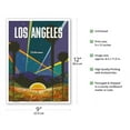 thumbnail image 2 of Los Angeles California - Hollywood Bowl - Vintage Travel Poster by David Klein c.1958 - Master Art Print (Unframed) 9in x 12in, 2 of 4