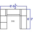 thumbnail image 5 of Flash Furniture Hercules Alon 6 Piece Reception Seating in White, 5 of 5