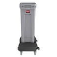 thumbnail image 3 of slim jim with venting channels, 23 gal, plastic, gray | Bundle of 2 Each, 3 of 10
