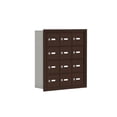thumbnail image 1 of Salsbury 19045-12ZRK D 12 A Doors R-Mount Keyed Locks Cell Phone Locker In Bronze, 1 of 1