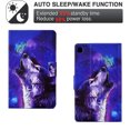 thumbnail image 4 of ELEHOLD Flip Leather Case design for Samsung Galaxy Tab A7 Lite 8.7 (2021) Card Slots Kickstand Function Cute Pattern Shockproof Case,(T220/T225),D, 4 of 8
