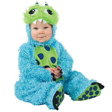 Infant Toddler Blue Monster Halloween Costume, Size 12-18