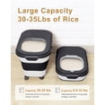 thumbnail image 2 of Contenedor de arroz DDMOMMY 9-14 kg con ruedas y tapa, 2 of 7
