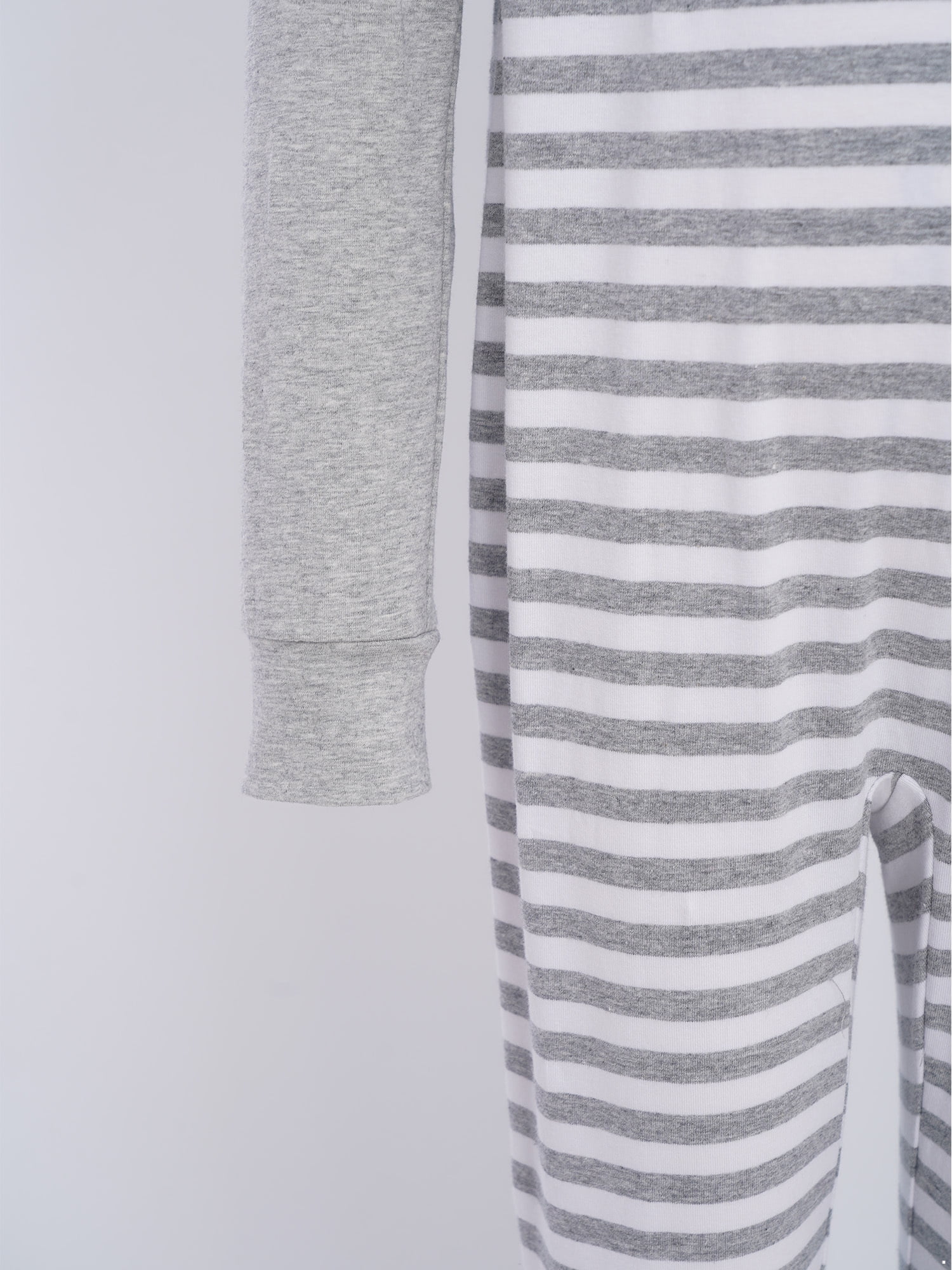 vastwit Adaptive Jumpsuit for Kids Autism Sensory Special Needs Anti-Strip Romper Striped One Piece Pajamas Grey 16