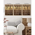 thumbnail image 5 of SHENIFY Home Family Wall Decor Farmhouse Sign Wall Hanging Decor Rustic Netural Quotes Prints Artwork for Home Dining Room Kitchen 11x14in3pcs Natural Framed, 5 of 5