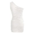 thumbnail image 5 of Vestido falda hip de color liso para mujer - Corte ajustado sin mangas, sexy para ocasiones informales de verano - Tallas S-XL, 5 of 5