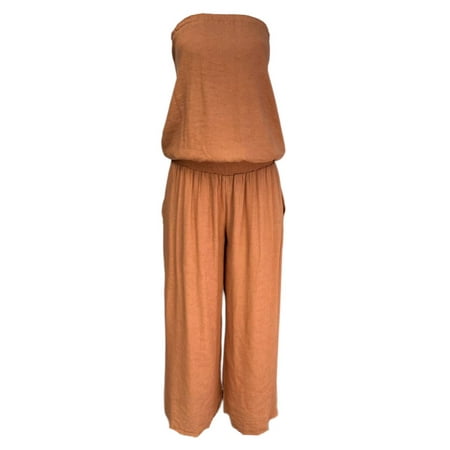 LOST IN LUNAR Women s Isadora Pantsuit Terracotta XS LOST IN LUNAR Women s Isadora Pantsuit Terracotta XS