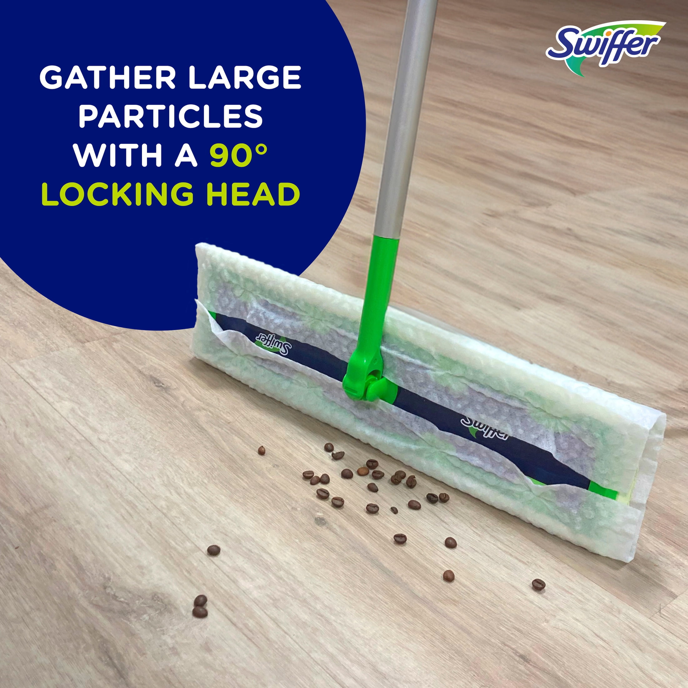 Swiffer Sweeper XL Kit with Dry & Wet Refills, Unscented, 1 Handle + 8 XL Dry pads & 2 XL Wet Pads