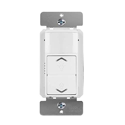 TOPGREENER PIR Motion Sensor with Dimmer Light Switch, 150W LED/CFL